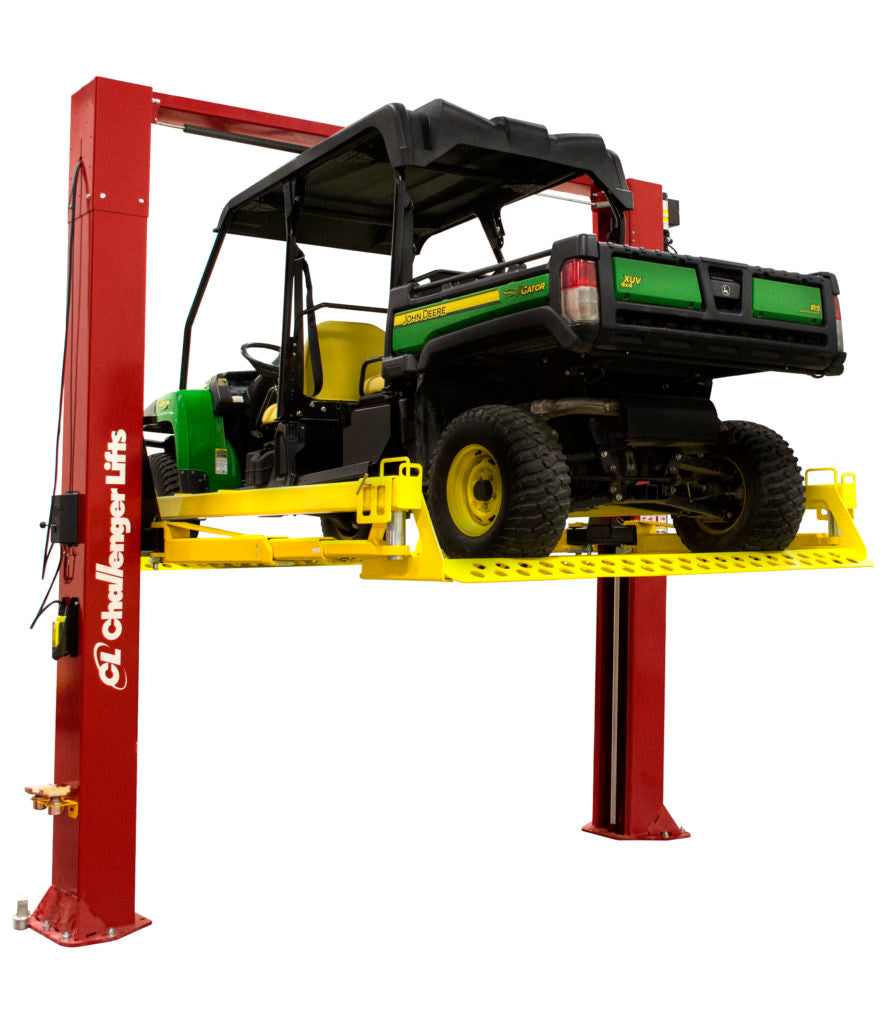 Turf Rail TR-07 attachment for 2-Post Lifts - UTV's ATV's Riding Lawn Mowers and more! 2-POST LIFT PICTURED SOLD SEPERATELY