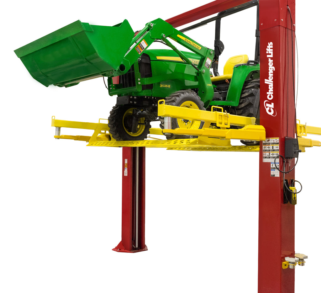 Turf Rail TR-07 attachment for 2-Post Lifts - UTV's ATV's Riding Lawn Mowers and more! 2-POST LIFT PICTURED SOLD SEPERATELY